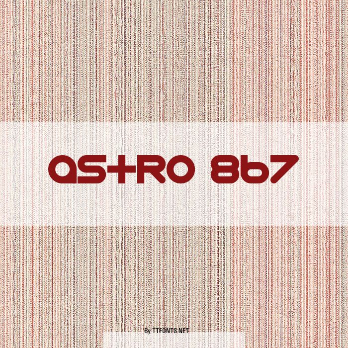 Astro 867 example